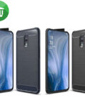 IPAKY Brushed Silicone Case Cover For Oppo Reno