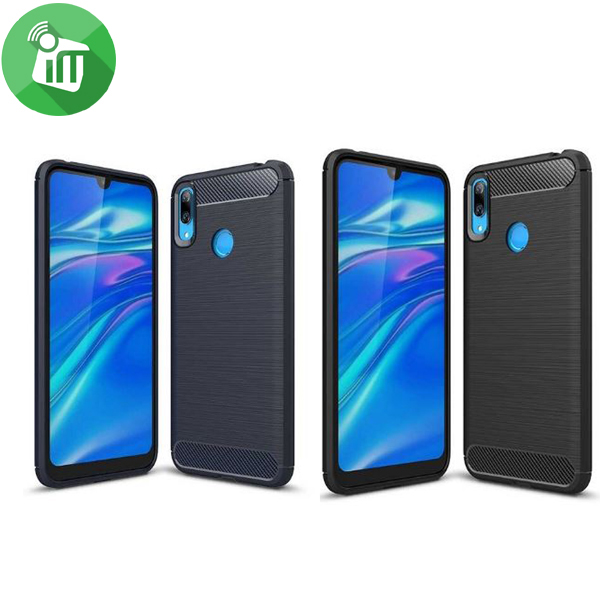 IPAKY Brushed Silicone Case Cover For Huawei Y7 (2019) / Huawei Y7 Prime (2019)