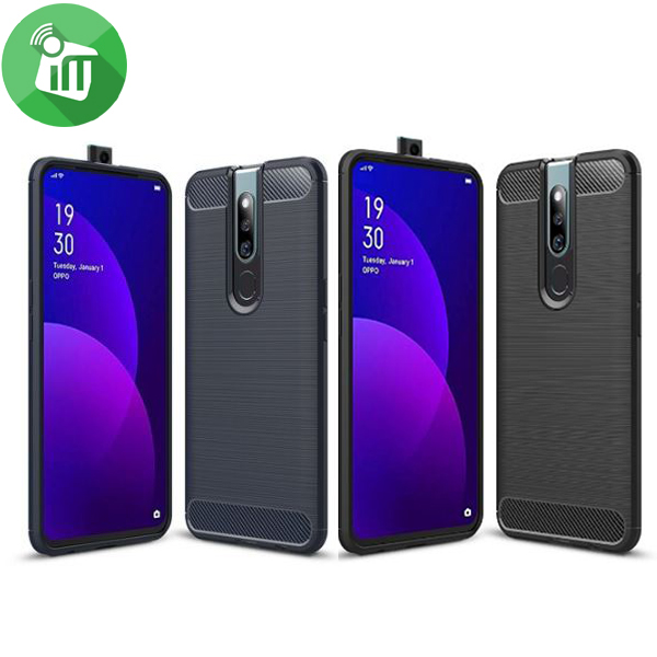 IPAKY Brushed Silicone Case Cover For Oppo F11 Pro