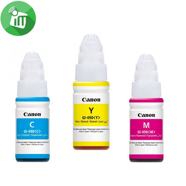 Canon GI-490 Ink Bottle For Inkjet Printing (70.0ml)