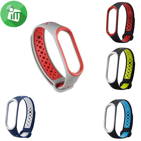 Silicon Sport Strap Band With Frame For Xiaomi Mi Band 4