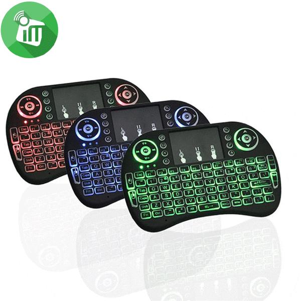 iPower Rii i8L Wireless Mini Keyboard Backlight Touchpad