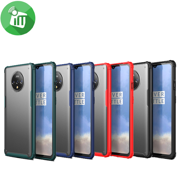 Wlons Armor Series Anti-fingerprint Frosted TPU + PC Back Case For OnePlus 7T