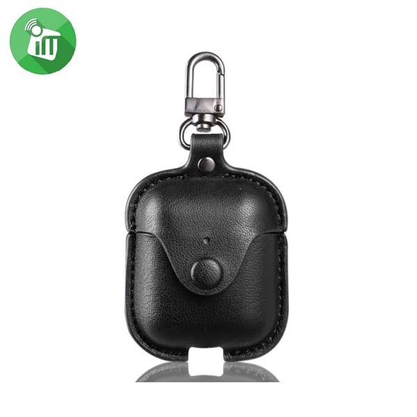 COTEetCI AP20 Magnet Leather PU Case With Hook For AirPods - Image 2