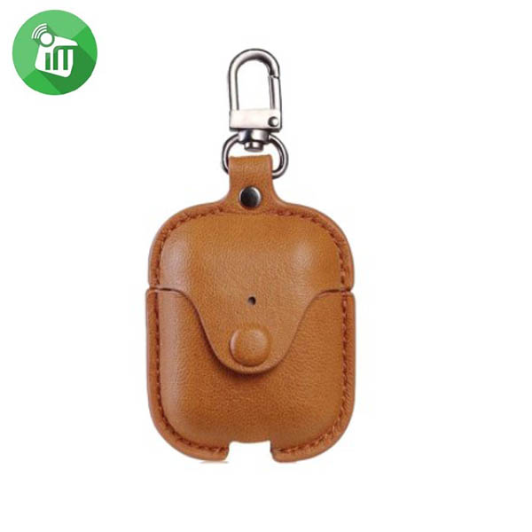 COTEetCI AP20 Magnet Leather PU Case With Hook For AirPods - Image 3