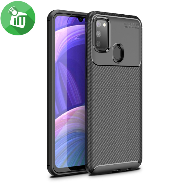 IPAKY Auto Focus Carbon Fiber Series Case Cover For Samsung Galaxy M30s - Image 4