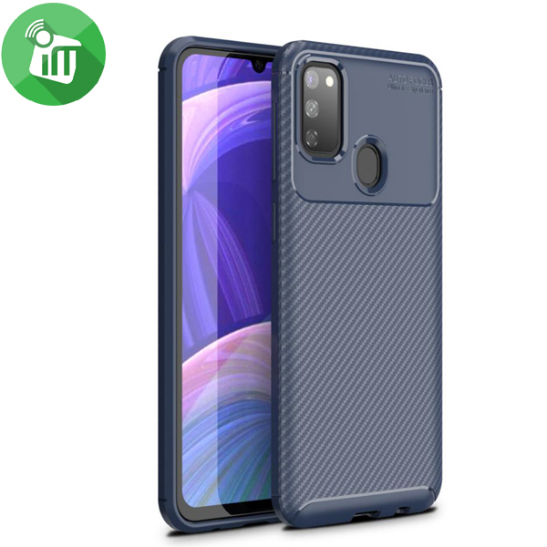 IPAKY Auto Focus Carbon Fiber Series Case Cover For Samsung Galaxy M30s - Image 3