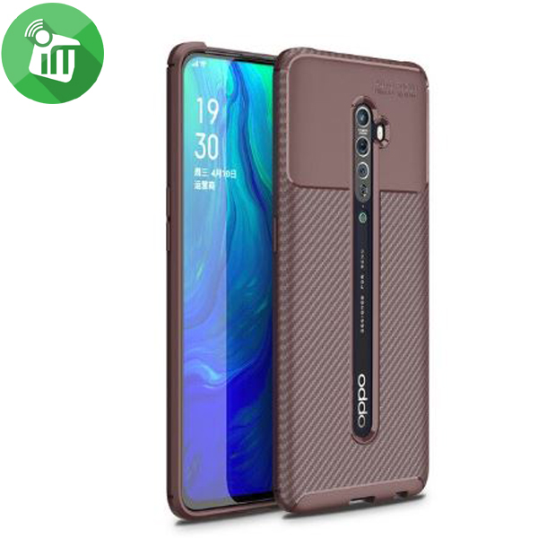 IPAKY Auto Focus Carbon Fiber Series Case Cover For Oppo Reno 2 - Image 4