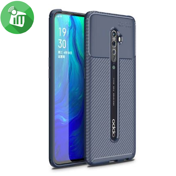IPAKY Auto Focus Carbon Fiber Series Case Cover For Oppo Reno 2 - Image 3