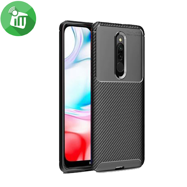 IPAKY Auto Focus Carbon Fiber Series Case Cover For Xiaomi Redmi 8 - Image 3