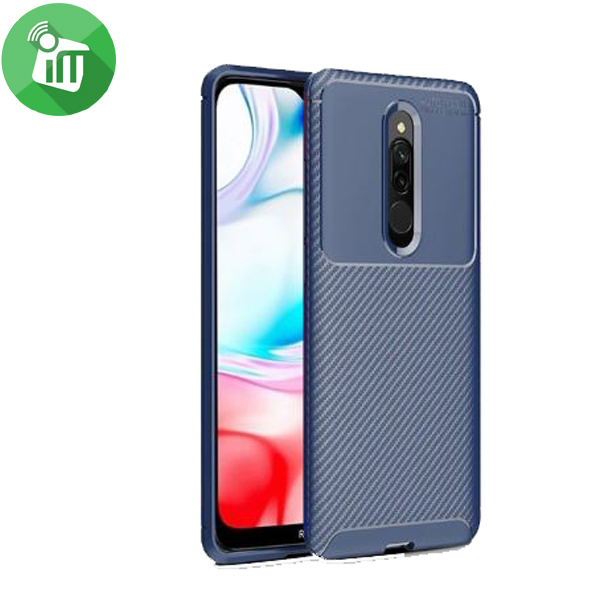 IPAKY Auto Focus Carbon Fiber Series Case Cover For Xiaomi Redmi 8 - Image 2
