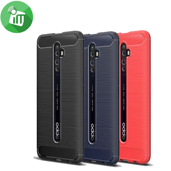 IPAKY Brushed Silicone Case Cover For Oppo Reno 2F