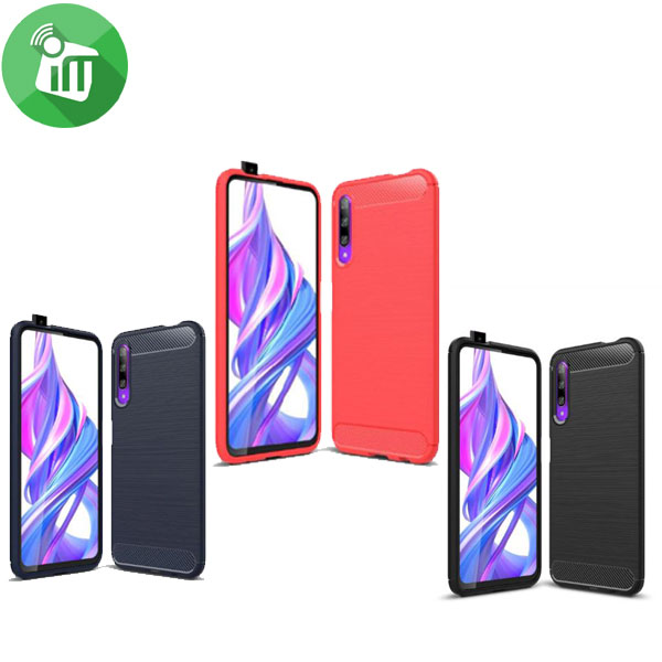 IPAKY Brushed Silicone Case Cover For Huawei Y9s / Honor 9X Pro