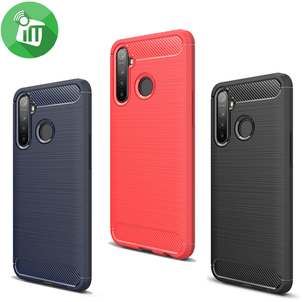 IPAKY Brushed Silicone Case Cover For OPPO Realme 5 Pro