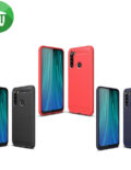 IPAKY Brushed Silicone Case Cover For Xiaomi Redmi note 8
