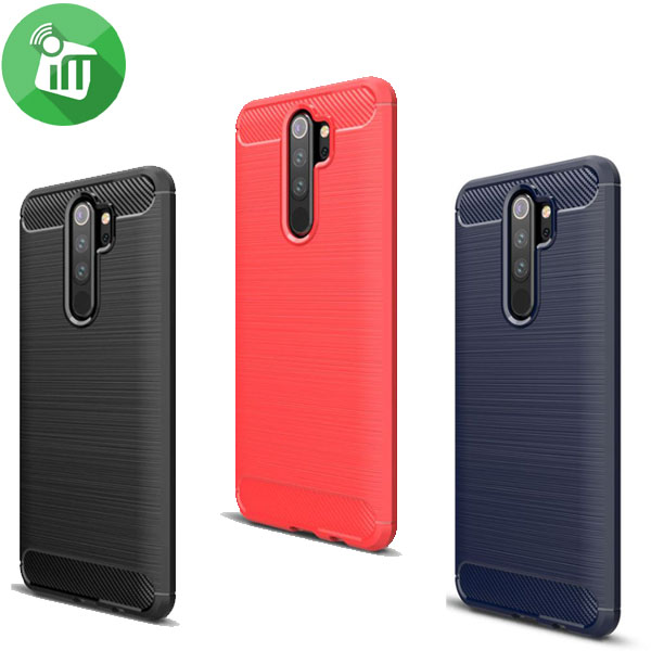 IPAKY Brushed Silicone Case Cover For Xiaomi Redmi note 8 Pro