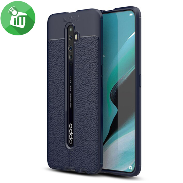 IPAKY TPU Litchi Stria Series Case Cover For Oppo Reno 2F - Image 3