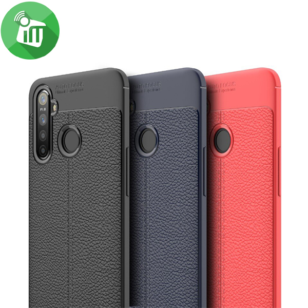 IPAKY TPU Litchi Stria Series Case Cover For OPPO Realme 5 pro