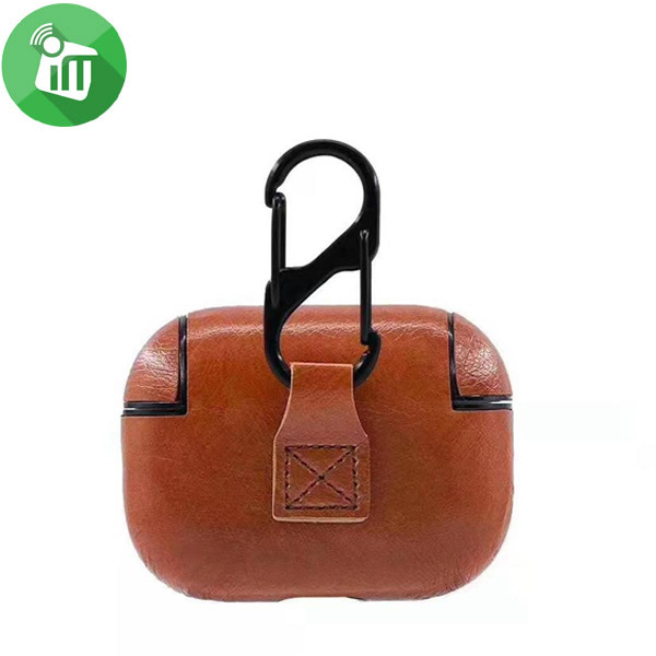 Pod Pocket Leather Cover For Apple Airpods Pro with Keychain - Image 7