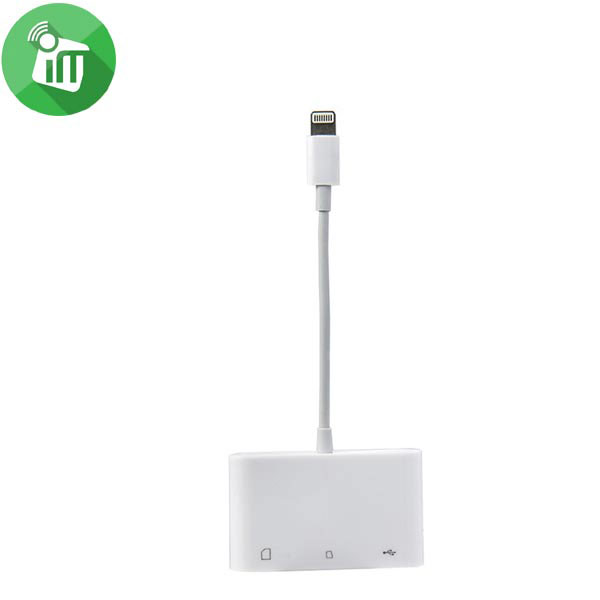 Lightning To USB / Micro TF / SD Card Camera Reader