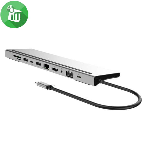 iPower Aluminum 11-in-1 Type-C Hub Multi-functional Adapter For MacBook - Image 3