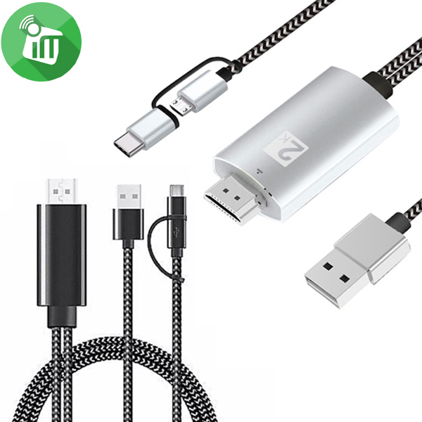 Type-C / Micro To HDMI HDTV Cable