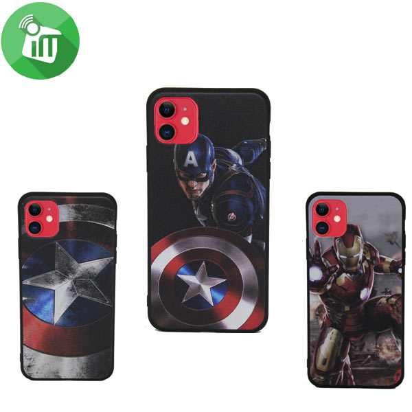 3D HEROS Series Greative TPU case For iPhone 11