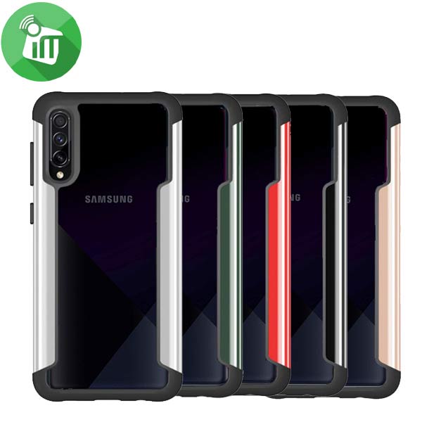 HUANMIN ironman Series Metal + TPU + PC Shockproof Case For Samsung Galaxy A30s