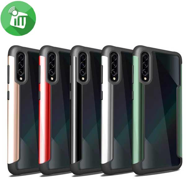 HUANMIN ironman Series Metal + TPU + PC Shockproof Case For Samsung Galaxy A50s