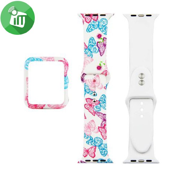 Colored Drawing Leather Bundle For iWatch (44/45mm) - Image 4