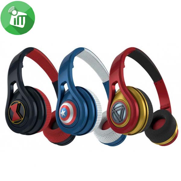 SMS Audio Sport Wired Headphones Marvel Avengers Collectors Editions