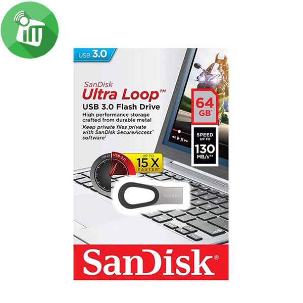 SanDisk Ultra Loop USB 3.0 Flash Drive 64GB - Image 3