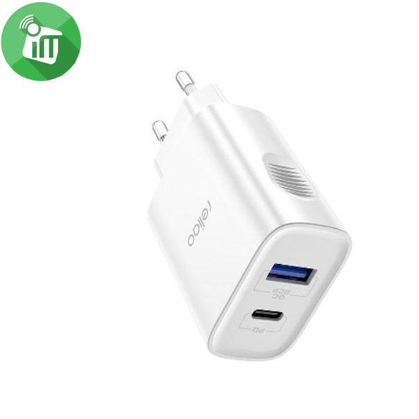 Mcdodo TC-012APQ 18W PD USB C + USB A Quick Charger