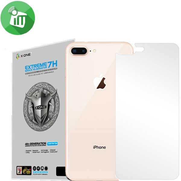 X.One Back Extreme Shock Eliminator (4th Generation) Screen Protector For iPhone 8 Plus