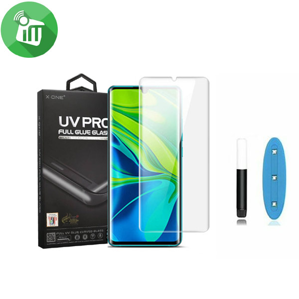 X.One UV Pro Full Glue Curved Glass Screen Protector for Xiaomi Mi Note 10 Lite
