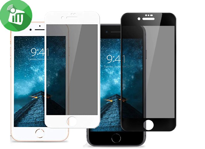 mocolo Glass 3D Privacy Tempered Screen Protector For iPhone 6/7/8