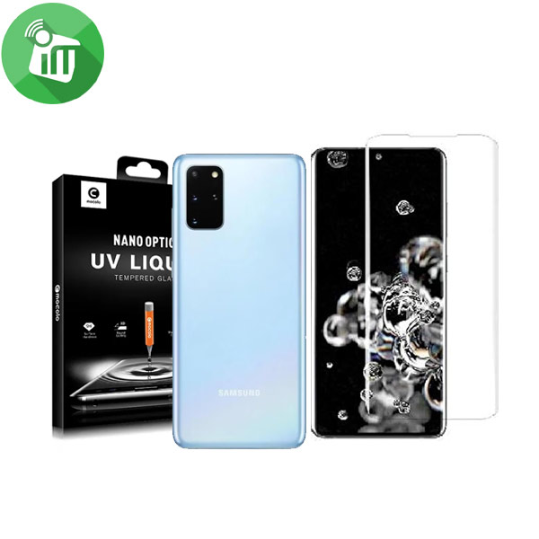 mocolo UV Nano Optics Tempered Curved Glass Screen Protector For Samsung Galaxy S20 Plus