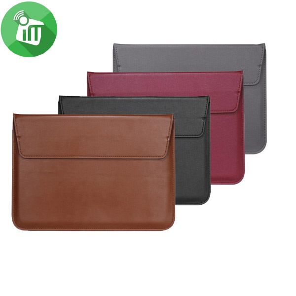 DDC Leather Sleeve Protective Case With Stand For Macbook 11.6"