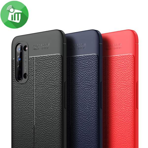 IPAKY TPU Litchi Stria Series Case Cover For Oppo Reno3 5G / Reno3 Youth