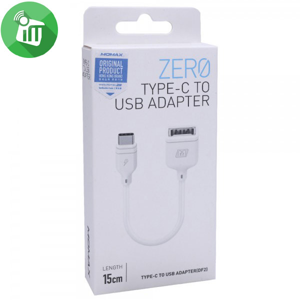 MOMAX Zero Type-C to USB Adapter (15CM)
