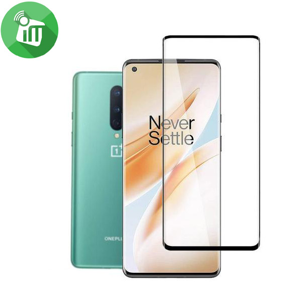 iScreen Glass 5D Full Glue Carved Screen Protector For OnePlus 8