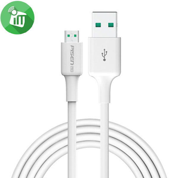 Pisen OP01-12MU VOOC 4A Micro Flash Fast Charging Data Cable  for Oppo (1200mm)