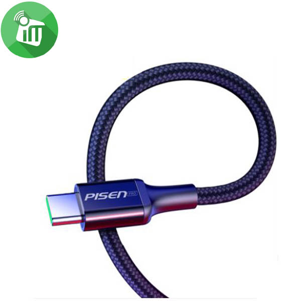 Pisen TC-VOOC for Oppo Quick Super VOOC 5A Type-C Super Flash Charging Data Cable (1200mm) - Image 2