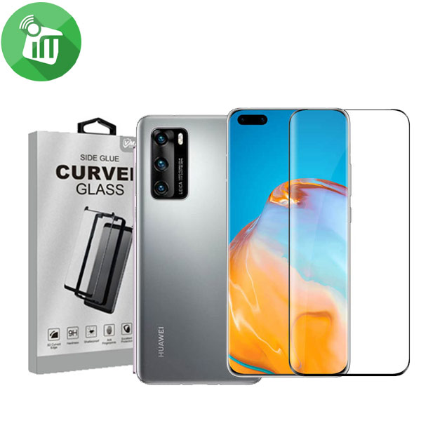 Vmax Screen Protector 3D Curvged Full Glue Tempered Glass For Huawei P40 Pro