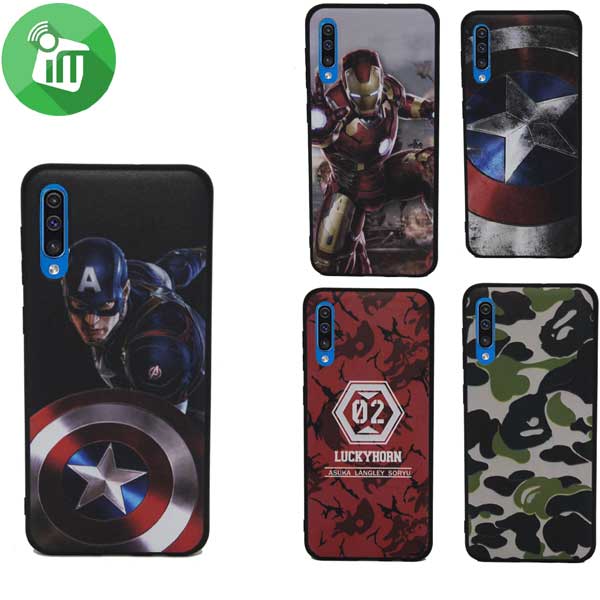 3D HEROS Series Greative TPU case For Samsung Galaxy A50