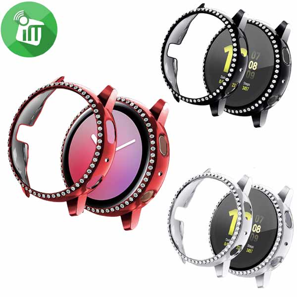 Fashion Diamond PC Hard Protector for Samsung Galaxy Watch Active2 44mm