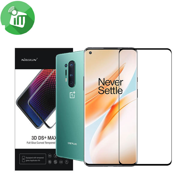 Nillkin Amazing 3D DS+ Max Full Glue Curved Tempered Glass Screen Protector for Oneplus 8 Pro