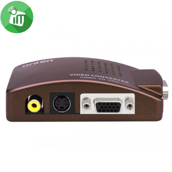 AV RCA S-Video Port to VGA Converter