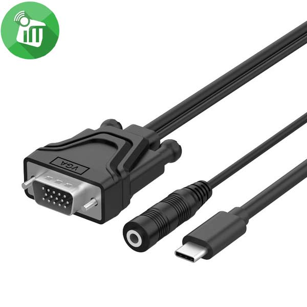 Onten 91186 USB-C TO VGA cable with Audio