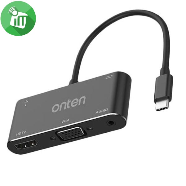 Onten 9573S 5 IN 1 Type-C Multifunctional Dock Station